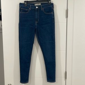 Topshop Moto Jamie Skinny Jeans 32W 30L